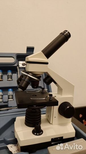 Микроскоп Эврика 40х-1280х с видеоокуляром