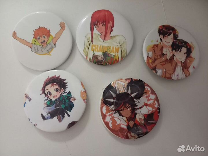 Значки аниме