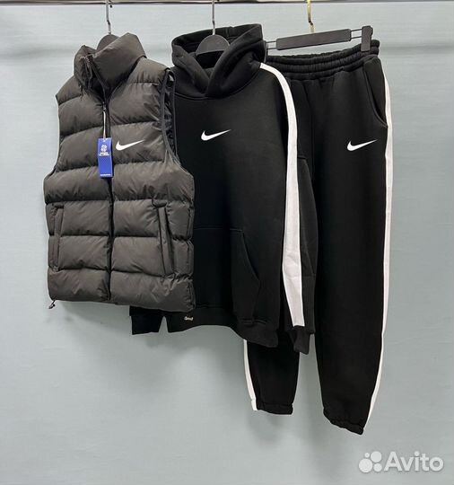 Мужской флисовый спортивный костюм Nike 3 в 1