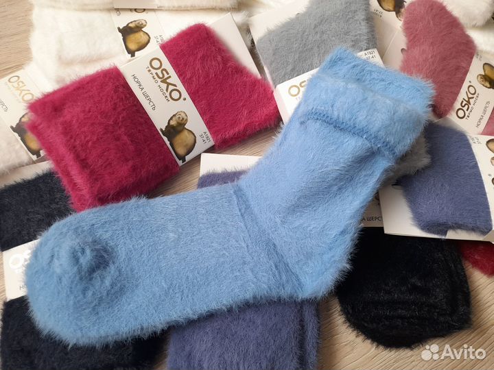 Носки из шерсти норки