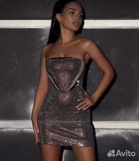 Бандажное платье (S M L)