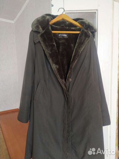 Плащ зимний женский