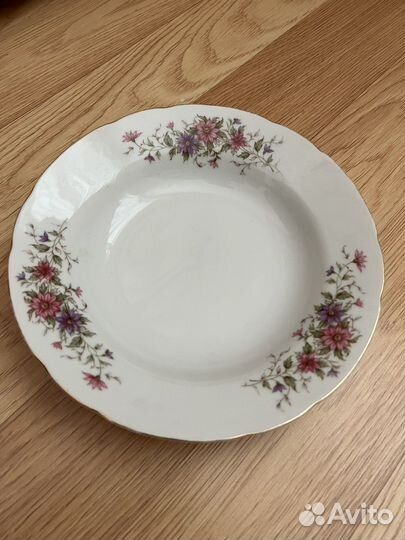 Набор Тарелка глубокая плоская Фарфор Япония