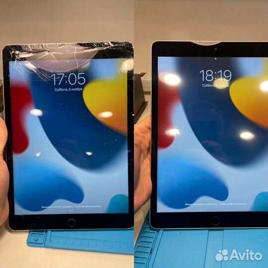 Переклейка стекла iPad Air, Pro, Mini