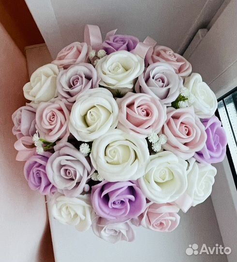 Мыльные розы букеты