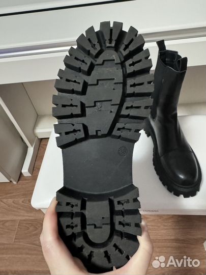 Ботинки челси женские 38 натуральная кожа