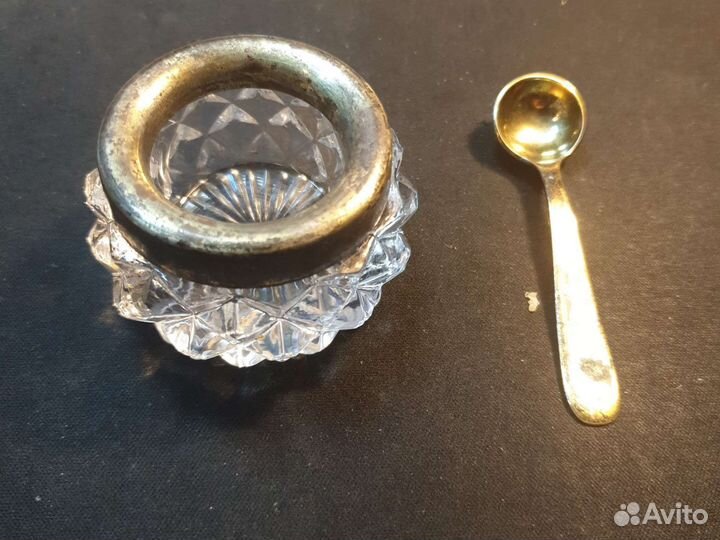 Солонка серебро