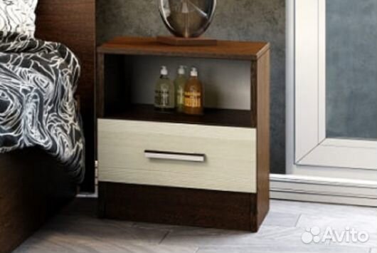 Тумба прикроватная эко Венге/Лоредо