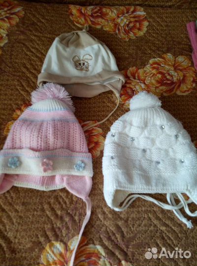 Детские шапочки для девочек