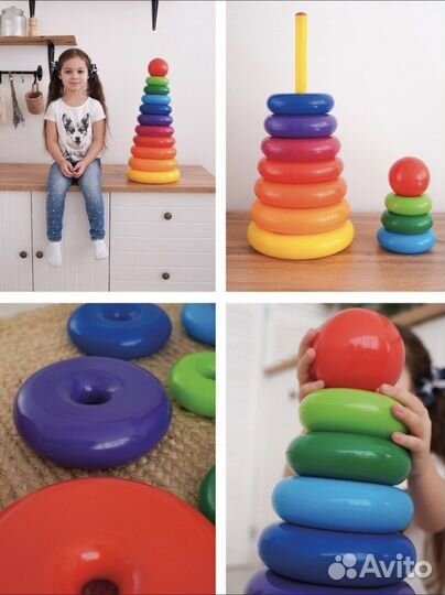 Пирамидка большая детская