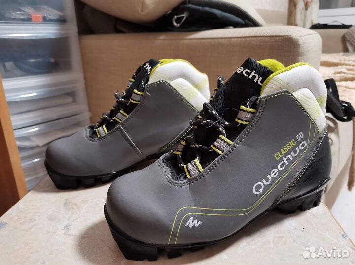 Лыжные ботинки Декатлон, Quechua, р. 31