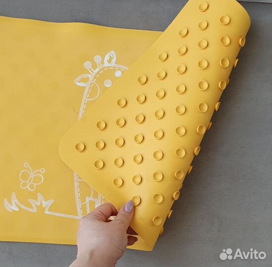 Детский коврик для ванной противоскользящий