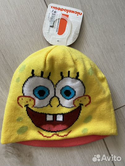 Шапка двусторонняя спанч боб