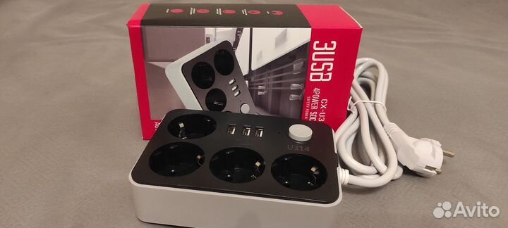 Сетевой удлинитель с usb