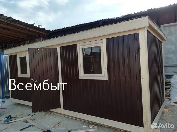 Контейнер бытовка для склада и мастерской