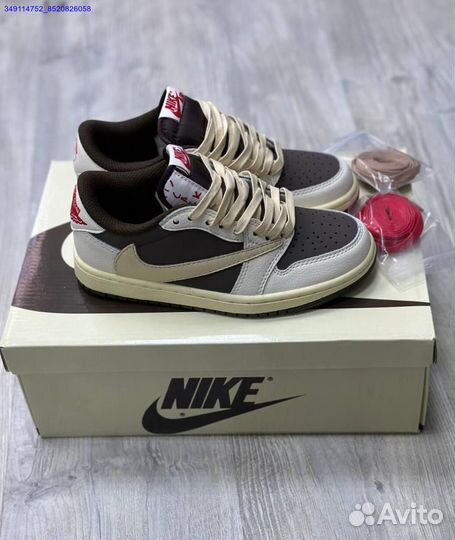 Кроссовки Nike air Jordan 1 travis Scott