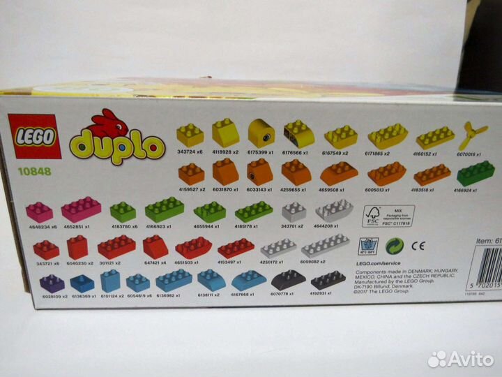 Lego duplo 10848 Мои первые кубики