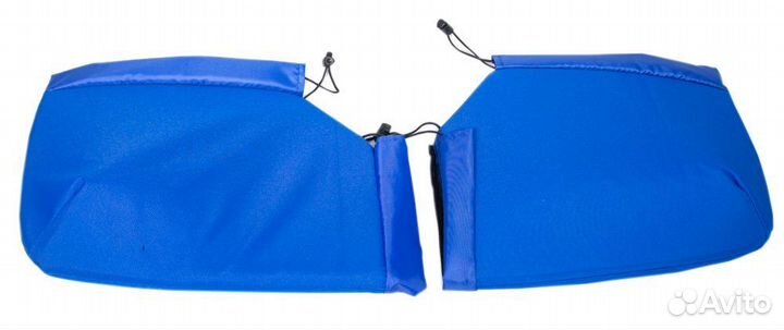 Муфты утепленные на руль, универсальные (Красный)