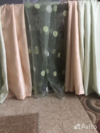 Комплект шторы и тюль