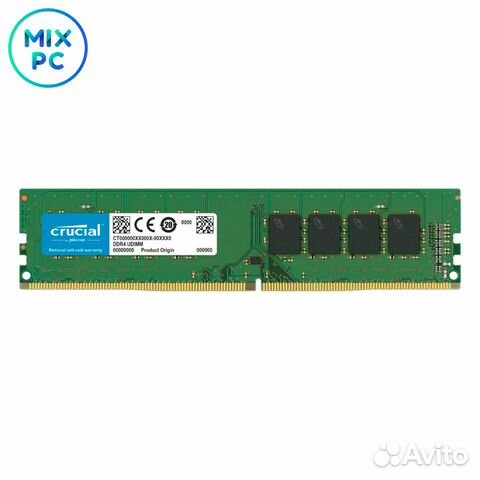 Модуль памяти DDR4 8Gb 3200MHz Crucial CT8G4dfra32