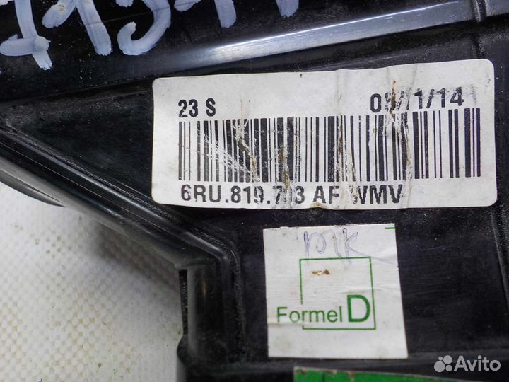 Дефлектор воздушный Volkswagen Polo