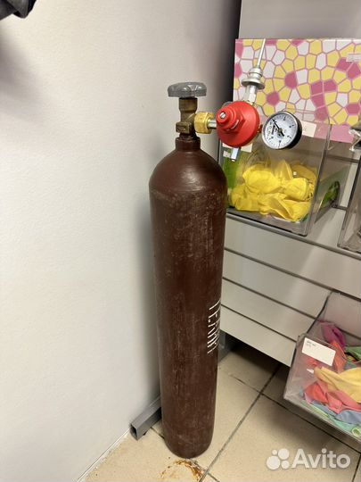Баллон для гелия 10 л+редуктор+шары