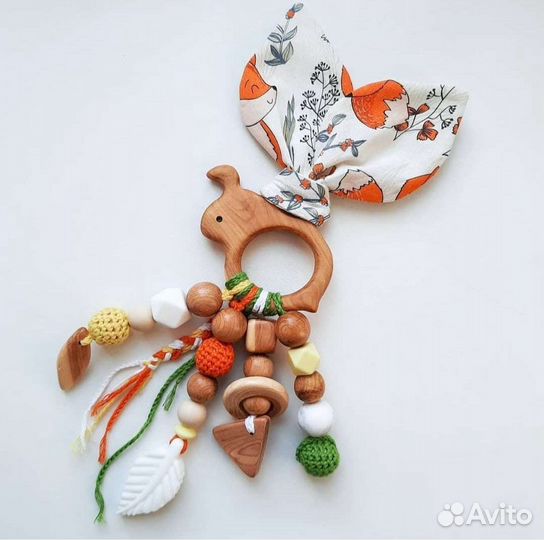 Деревянный грызунок, держатель