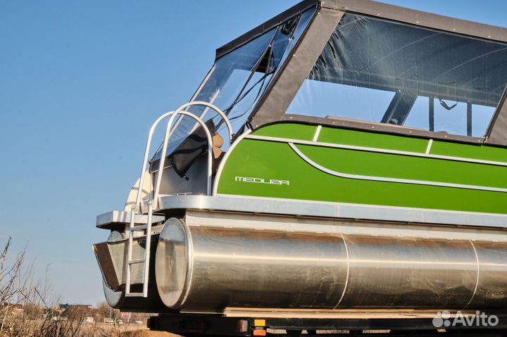 Понтонный катер катамаран 