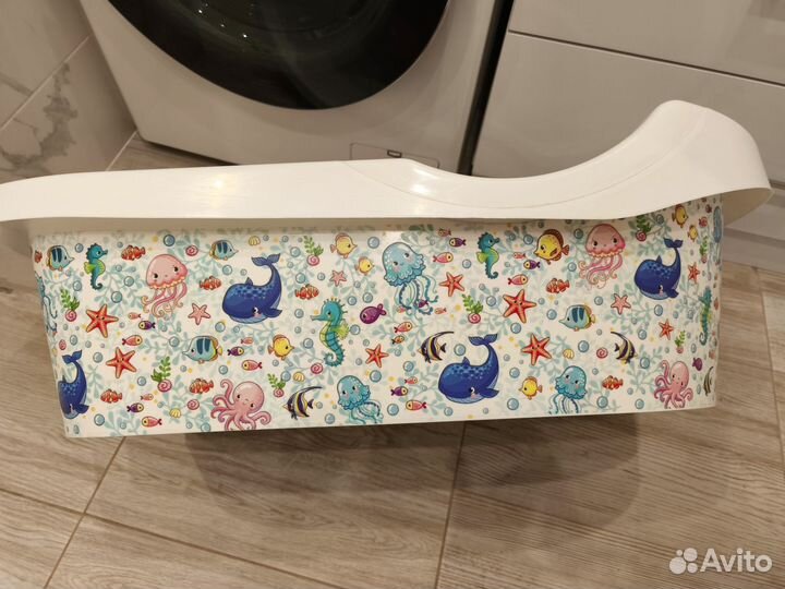 Ванночка для купания с гамаком и горкой