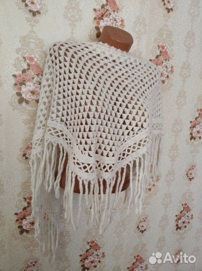 Шерстяной Платок шаль шарф пончо