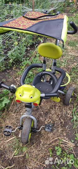 Детский велосипед с родительской ручкой