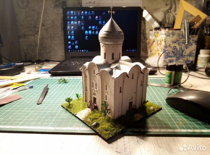 Макет церкви 1:150