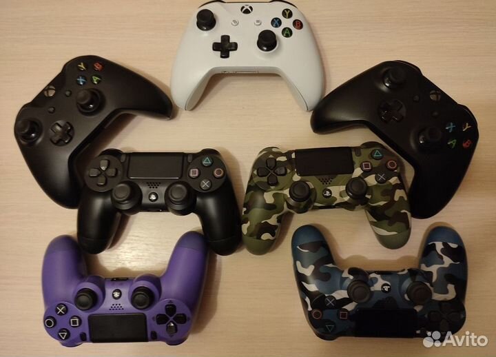 Геймпады PS4 Xbox One и Series