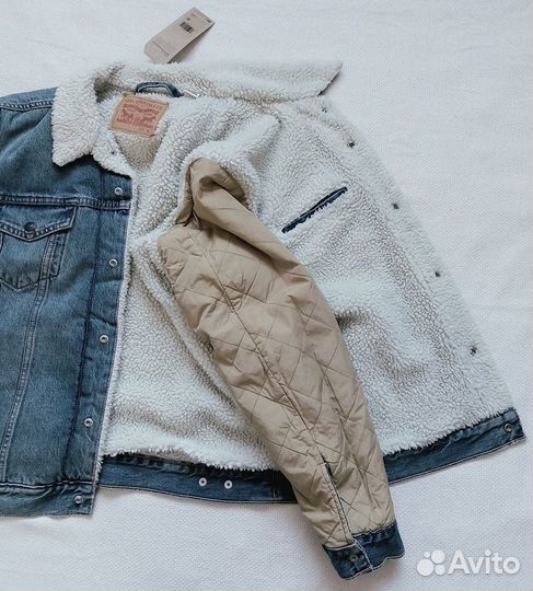 Levis Sherpa L новая джинсовка оригинал