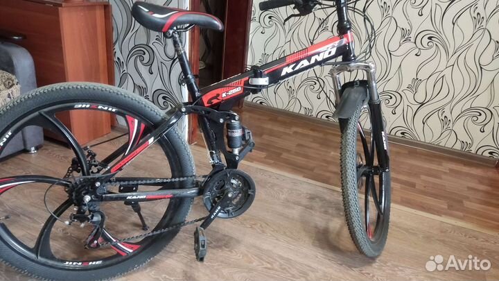 Велосипед двухподвес складной