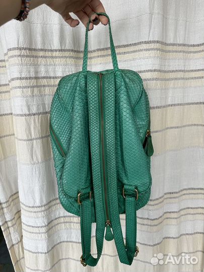 Рюкзак женский из кожи питона