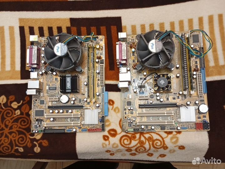 Материнские платы 775 asus 2 комплекта