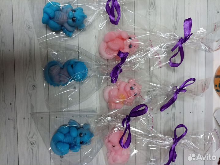 Мыло ручной работы дракончик. Набор 10 штук