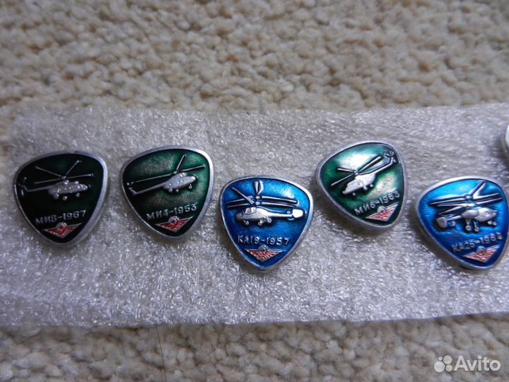 Значки вертолеты