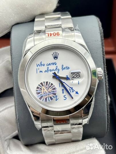 Наручные часы Rolex Who Cares I’m Already Late