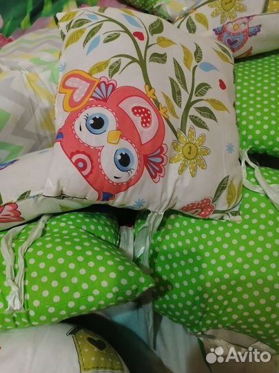 Бортики в кроватку