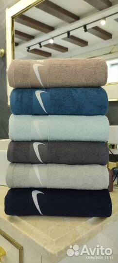 Полотенце nike банное махровое новое adidas