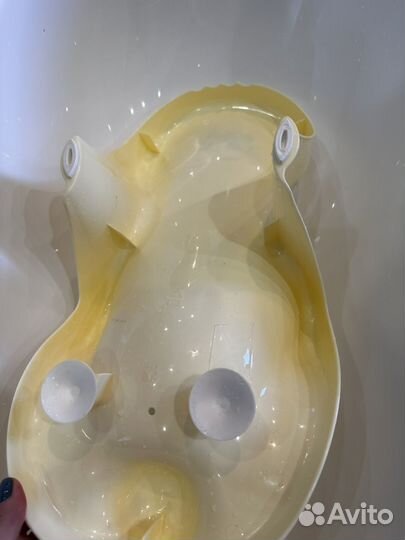 Ванночка и горка для купания новорожденного