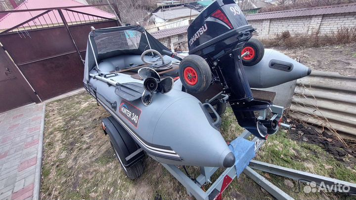Tohatsu 9.9 + лодка пвх Хантер 340