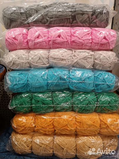 Плюшевая пряжа