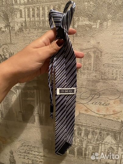 Галстук на мальчика с застежкой / регулятором