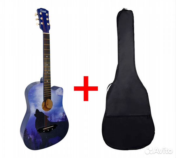 Гитара с чехлом