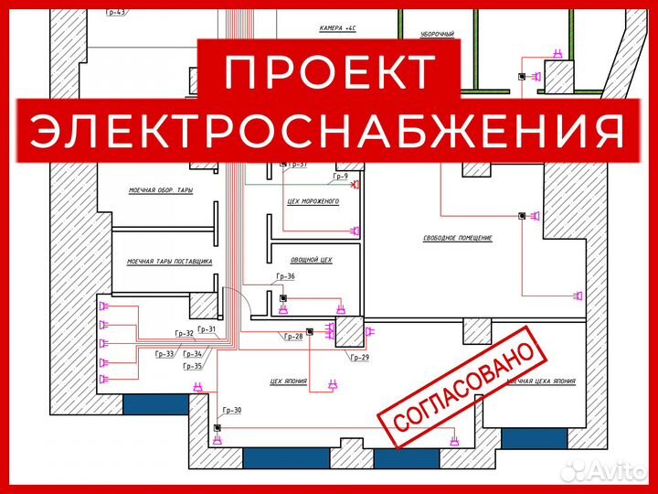 Проект электроснабжения