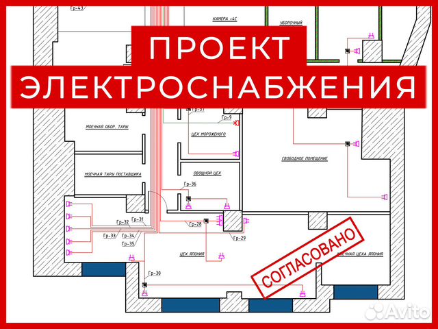 Проект электроснабжения