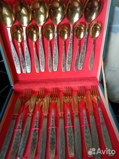 Столовый набор ложки и вилки СССР